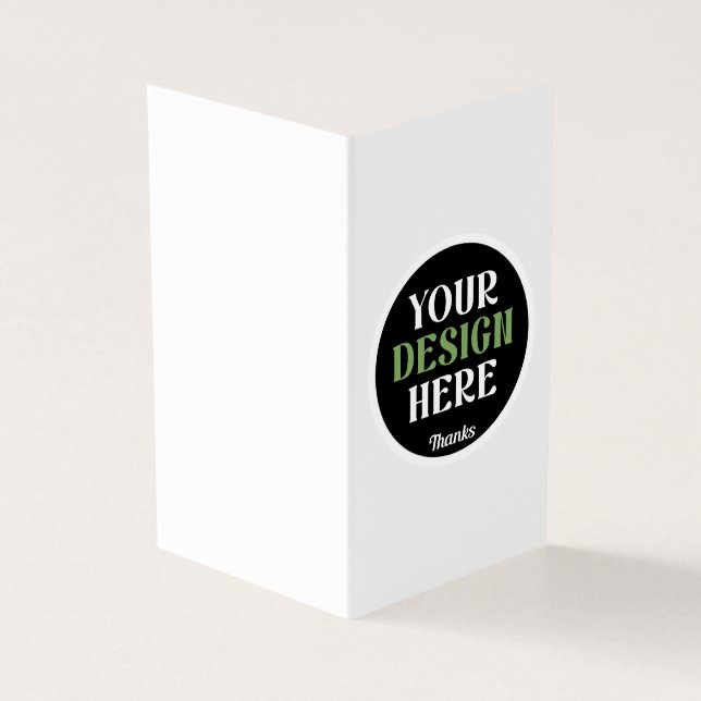custom, unique, sleek & minimalist hershey®'s kiss business card (Outside)
