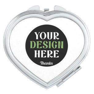 custom, unique, sleek & minimalist hershey®'s kiss compact mirror