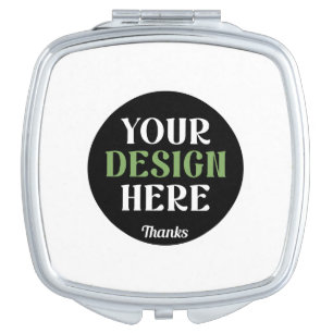 custom, unique, sleek & minimalist hershey®'s kiss compact mirror