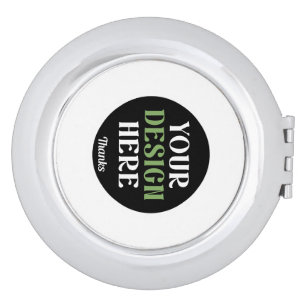 custom, unique, sleek & minimalist hershey®'s kiss compact mirror