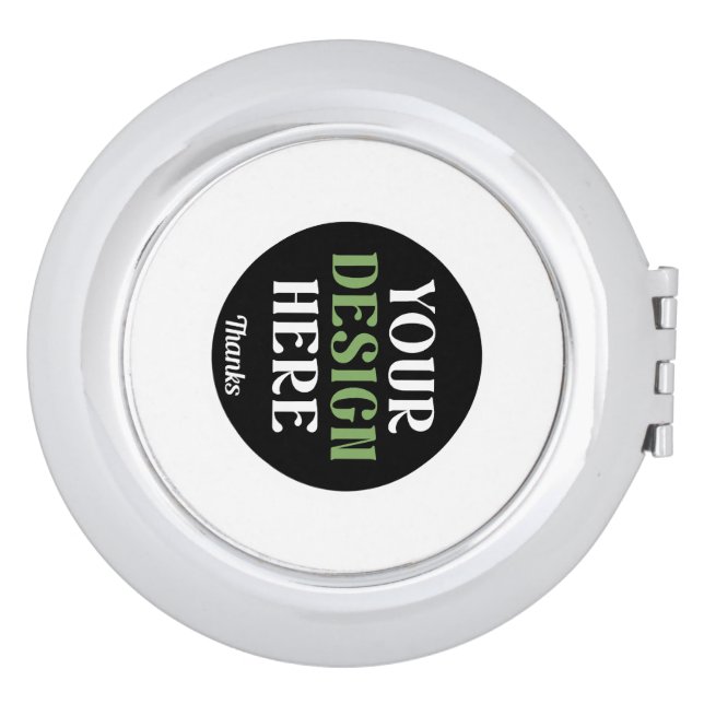custom, unique, sleek & minimalist hershey®'s kiss compact mirror (Side)