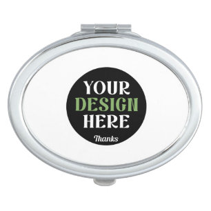 custom, unique, sleek & minimalist hershey®'s kiss compact mirror