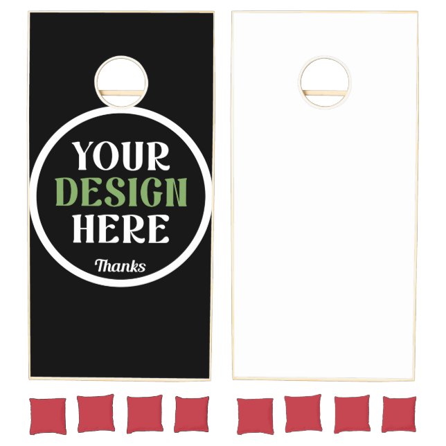 custom, unique, sleek & minimalist hershey®'s kiss cornhole set (Set)