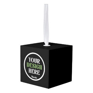 custom, unique, sleek & minimalist hershey®'s kiss cube ornament