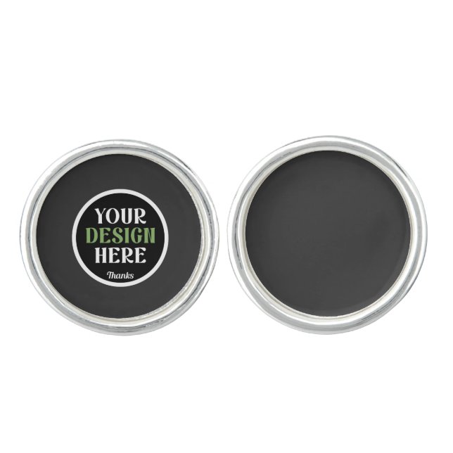 custom, unique, sleek & minimalist hershey®'s kiss cufflinks (Front)