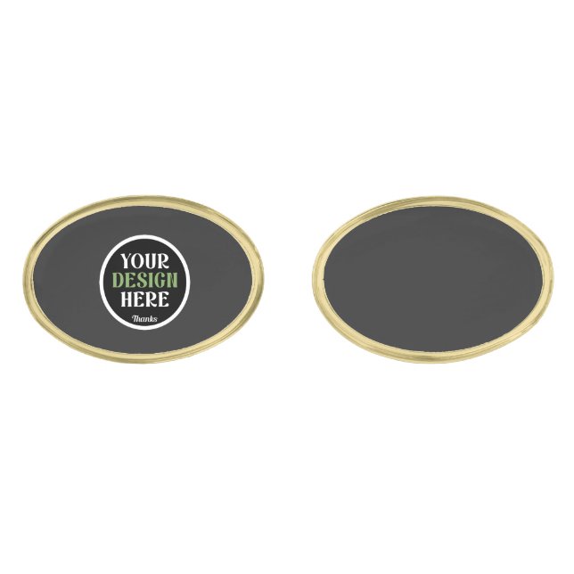 custom, unique, sleek & minimalist hershey®'s kiss cufflinks (Front)