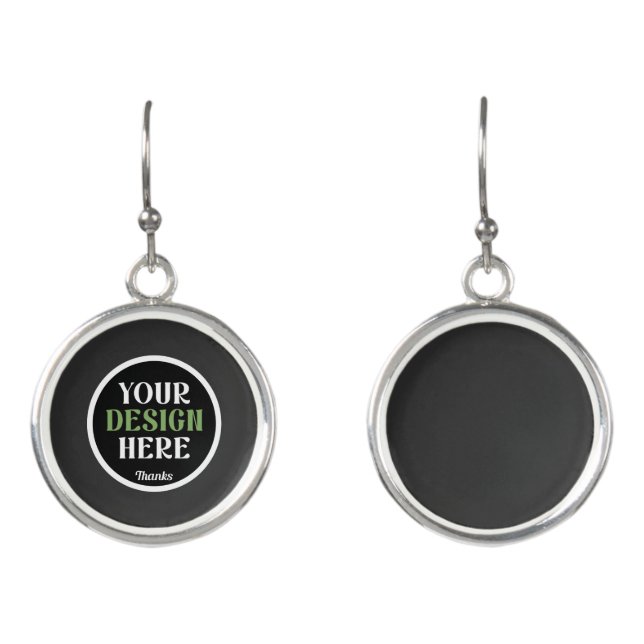 custom, unique, sleek & minimalist hershey®'s kiss earrings (Front)