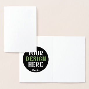 custom, unique, sleek & minimalist hershey®'s kiss foil card