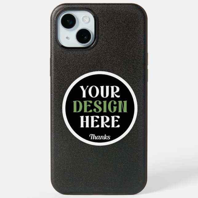 custom, unique, sleek & minimalist hershey®'s kiss iPhone 15 plus case (Back)