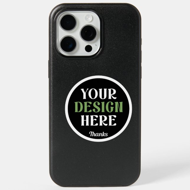 custom, unique, sleek & minimalist hershey®'s kiss iPhone 15 pro max case (Back)