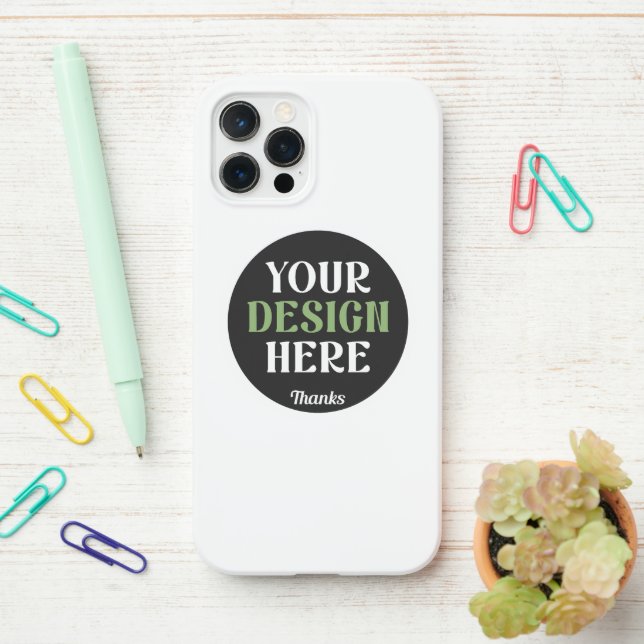 custom, unique, sleek & minimalist hershey®'s kiss iPhone case (On Desk)