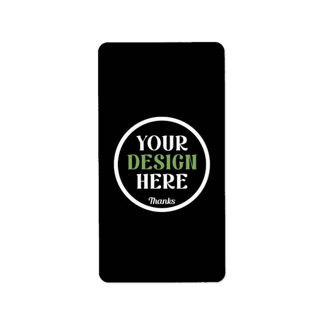 custom, unique, sleek & minimalist hershey®'s kiss label (Front)