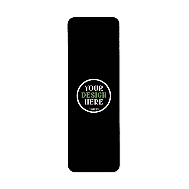 custom, unique, sleek & minimalist hershey®'s kiss label (Front)