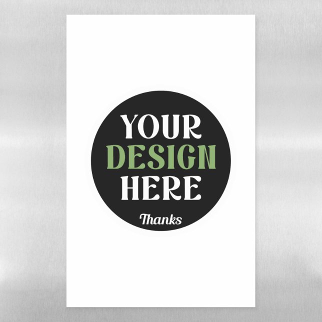 custom, unique, sleek & minimalist hershey®'s kiss magnetic dry erase sheet (Vertical)