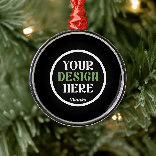 custom, unique, sleek & minimalist hershey®'s kiss metal ornament (Tree)