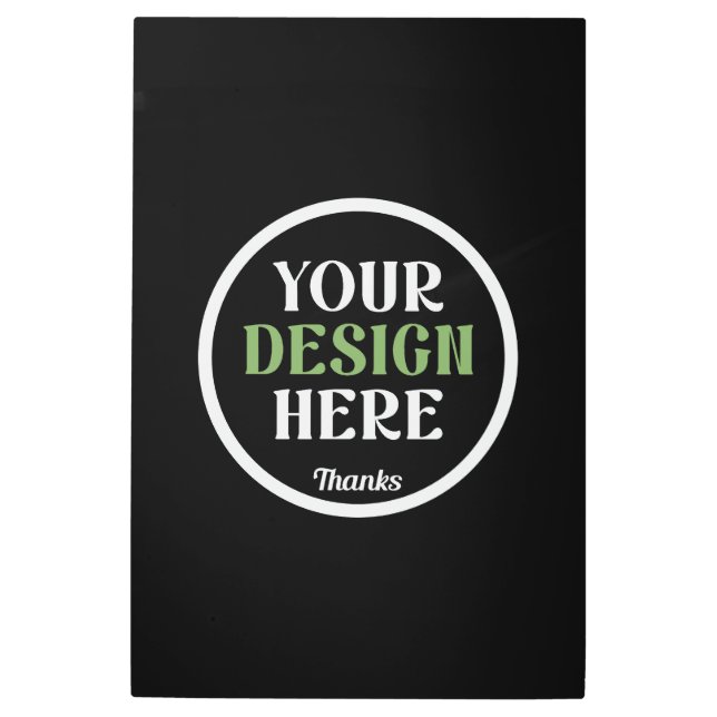 custom, unique, sleek & minimalist hershey®'s kiss metal print (Front)