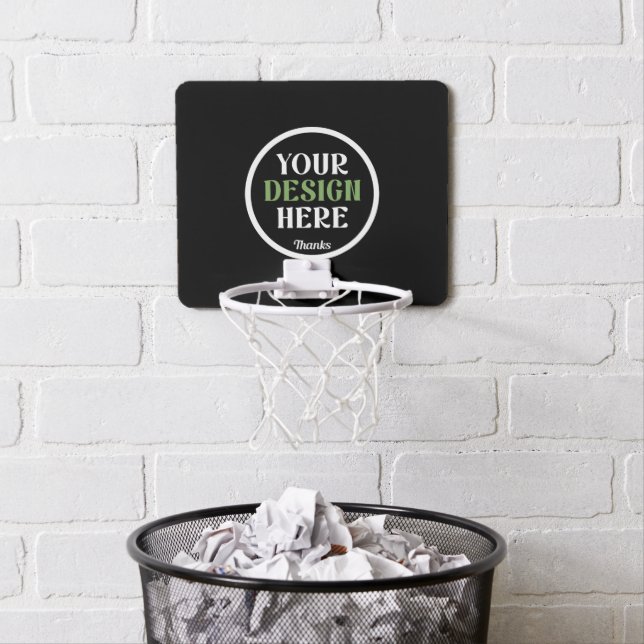 custom, unique, sleek & minimalist hershey®'s kiss mini basketball hoop (In Situ)