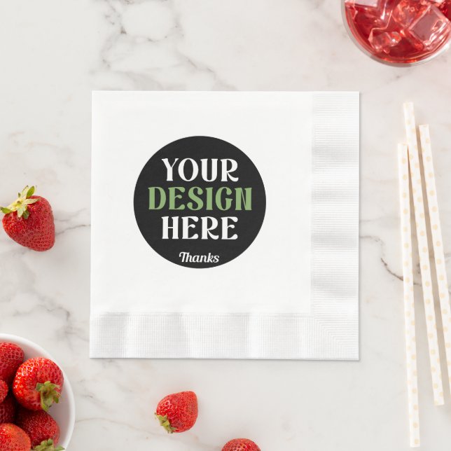 custom, unique, sleek & minimalist hershey®'s kiss napkins (Insitu)