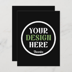 custom, unique, sleek & minimalist hershey®'s kiss note card