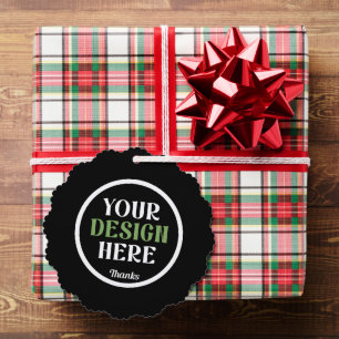 custom, unique, sleek & minimalist hershey®'s kiss ornament card