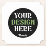 custom, unique, sleek &amp; minimalist hershey&#174;&#39;s kiss paper coaster