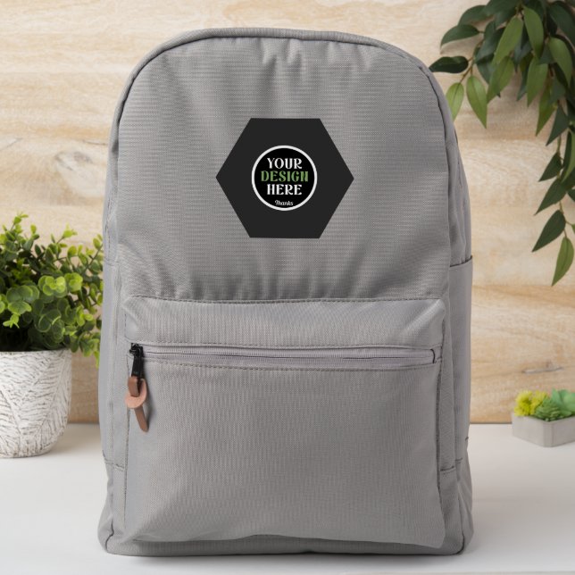 custom, unique, sleek & minimalist hershey®'s kiss patch (On Backpack)