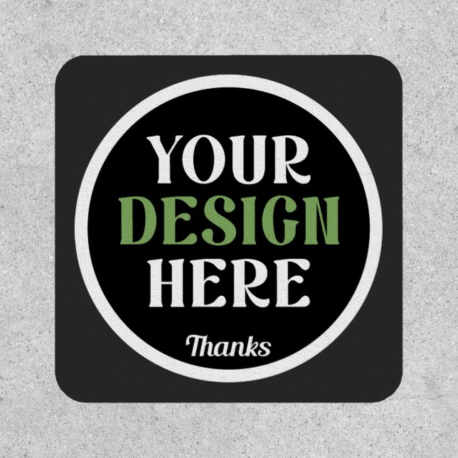 custom, unique, sleek & minimalist hershey®'s kiss patch (Front)