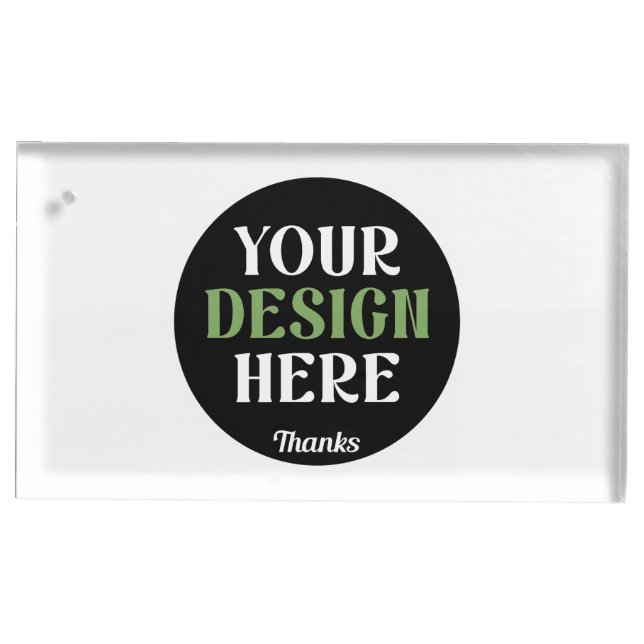 custom, unique, sleek & minimalist hershey®'s kiss place card holder (Front)