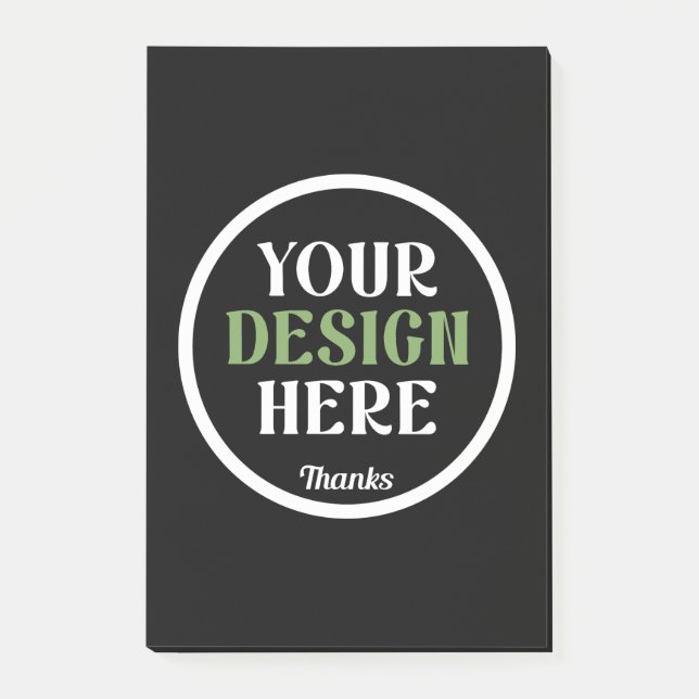 custom, unique, sleek & minimalist hershey®'s kiss post-it notes (Front)