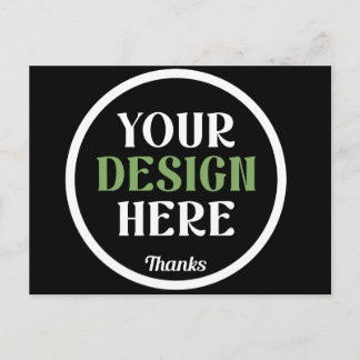 custom, unique, sleek & minimalist hershey®'s kiss postcard