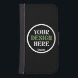 custom, unique, sleek & minimalist hershey®'s kiss galaxy s4 wallet case<br><div class="desc">This design is accessible to all. Feel free to customize the logo,  images,  text,  and colors according to your preferences. Thank you very much.</div>