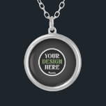 custom, unique, sleek & minimalist hershey®'s kiss silver plated necklace<br><div class="desc">This design is accessible to all. Feel free to customize the logo,  images,  text,  and colors according to your preferences. Thank you very much.</div>