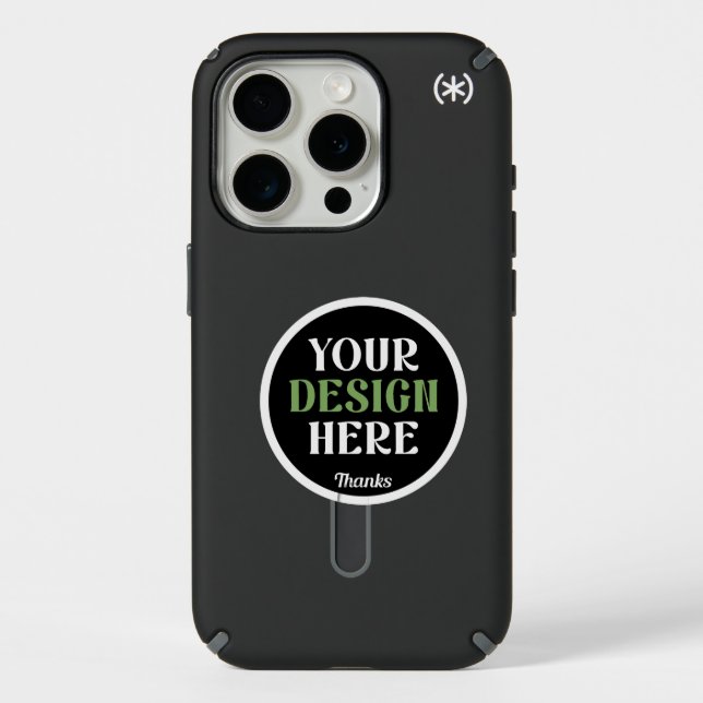 custom, unique, sleek & minimalist hershey®'s kiss speck iPhone case (Front)