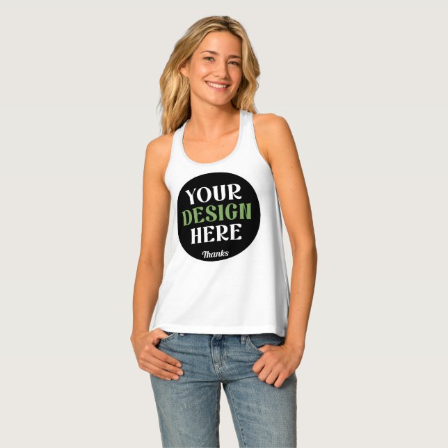 custom, unique, sleek & minimalist hershey®'s kiss tank top (Front Full)