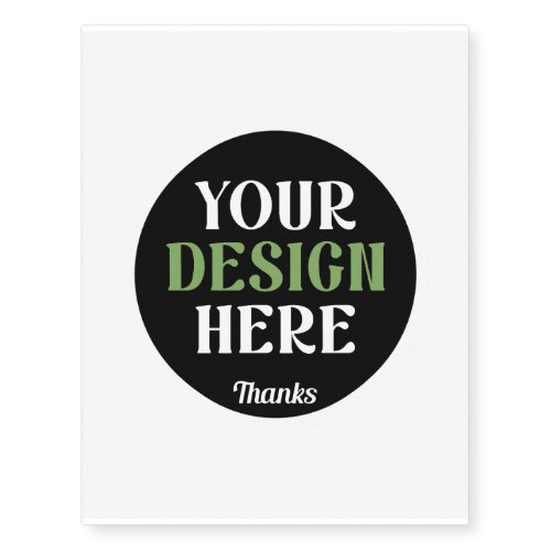 custom, unique, sleek & minimalist hershey®'s kiss temporary tattoos