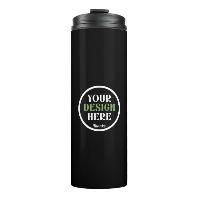 custom, unique, sleek & minimalist hershey®'s kiss thermal tumbler (Front)