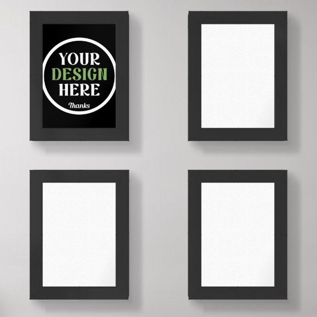 custom, unique, sleek & minimalist hershey®'s kiss wall art sets (Front)