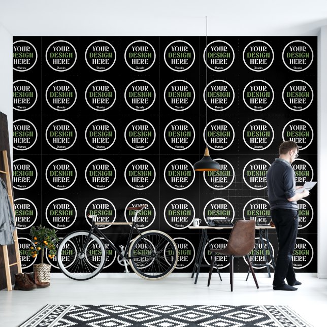custom, unique, sleek & minimalist hershey®'s kiss wallpaper  (Living Room)