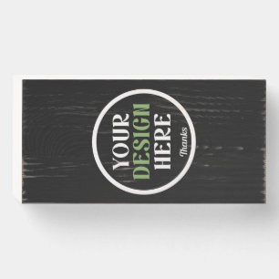 custom, unique, sleek & minimalist hershey®'s kiss wooden box sign