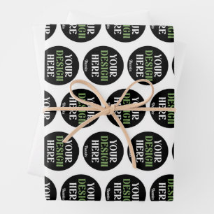 custom, unique, sleek & minimalist hershey®'s kiss wrapping paper sheets