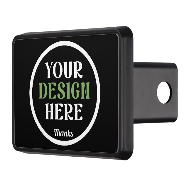 custom, unique, sleek & minimalist hitch cover (Left)