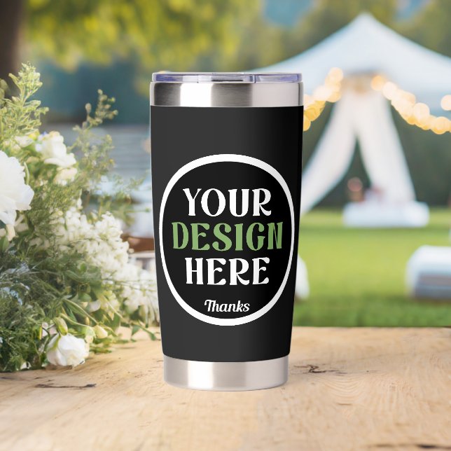 custom, unique, sleek & minimalist insulated tumbler (Wedding (Rotated))