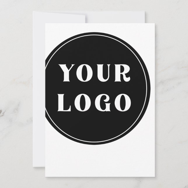 custom, unique, sleek & minimalist invitation (Front)