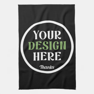 custom, unique, sleek & minimalist kitchen towel