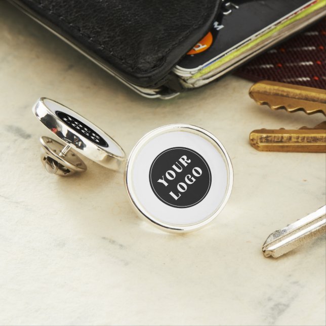 custom, unique, sleek & minimalist lapel pin (In Situ)