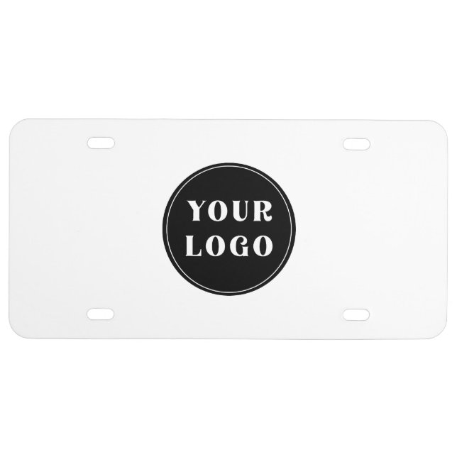 custom, unique, sleek & minimalist license plate (Front)