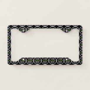 custom, unique, sleek & minimalist license plate frame