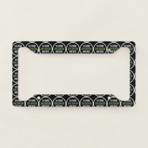custom, unique, sleek & minimalist license plate frame