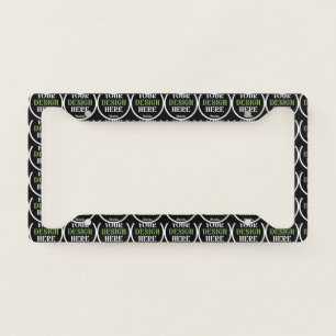 custom, unique, sleek & minimalist license plate frame