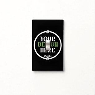 custom, unique, sleek & minimalist light switch cover